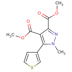 256658-48-7  1H-Pyrazole-3,4-dicarboxylic acid, 1-methyl-5-(3-thienyl)-, dimethylester