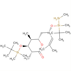 256920-78-2  2H-Pyran-2-one,4-[[(1,1-dimethylethyl)dimethylsilyl]oxy]-6-[(2S)-2-[[(1,1-dimethylethyl)dimethylsilyl]oxy]-4-methyl-3-pentenyl]tetrahydro-3,5-dimethyl-,(3R,4S,5S,6S)-