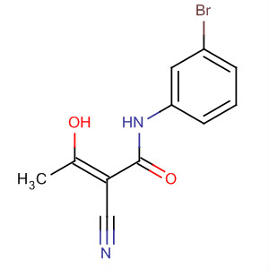 256931-94-9  2-Butenamide, N-(3-bromophenyl)-2-cyano-3-hydroxy-, (2Z)- 256931-94-9  2-Butenamide, N-(3-bromophenyl)-2-cyano-3-hydroxy-, (2Z)-
