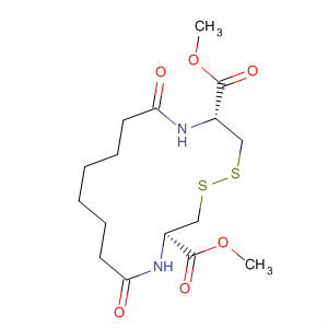 256953-94-3  1,2-Dithia-5,14-diazacyclohexadecane-4,15-dicarboxylic acid,6,13-dioxo-, dimethyl ester, (4R,15R)-