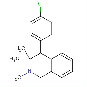 25770-39-2  Isoquinoline, 4-(4-chlorophenyl)-1,2,3,4-tetrahydro-2,3,3-trimethyl-