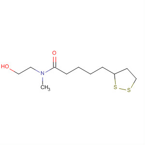 257926-20-8  1,2-Dithiolane-3-pentanamide, N-(2-hydroxyethyl)-N-methyl-