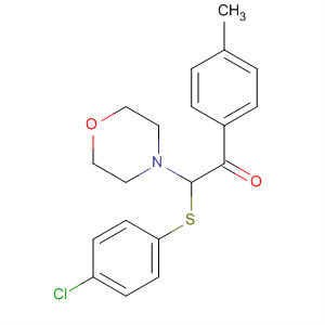 25847-41-0  Ethanone, 2-[(4-chlorophenyl)thio]-1-(4-methylphenyl)-2-(4-morpholinyl)-