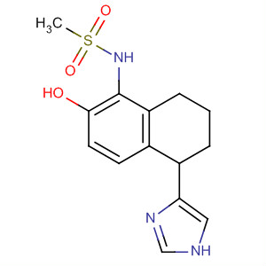 258527-38-7  Methanesulfonamide,N-[5,6,7,8-tetrahydro-2-hydroxy-5-(1H-imidazol-4-yl)-1-naphthalenyl]-