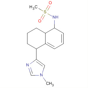 258527-45-6  Methanesulfonamide,N-[5,6,7,8-tetrahydro-5-(1-methyl-1H-imidazol-4-yl)-1-naphthalenyl]-