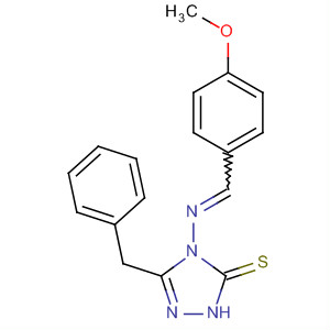 258855-62-8  3H-1,2,4-Triazole-3-thione,2,4-dihydro-4-[[(4-methoxyphenyl)methylene]amino]-5-(phenylmethyl)-
