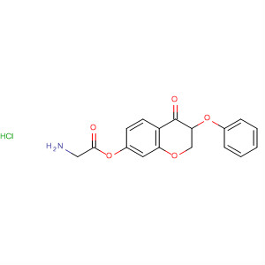 259227-64-0  Glycine, 4-oxo-3-phenoxy-4H-1-benzopyran-7-yl ester, hydrochloride