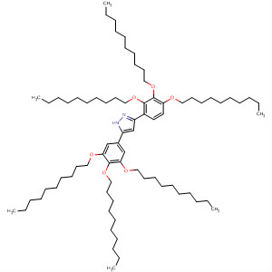 259255-73-7  1H-Pyrazole,3-[2,3,4-tris(decyloxy)phenyl]-5-[3,4,5-tris(decyloxy)phenyl]-
