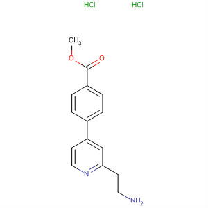 259807-74-4  Benzoic acid, 4-[2-(2-aminoethyl)-4-pyridinyl]-, methyl ester,dihydrochloride