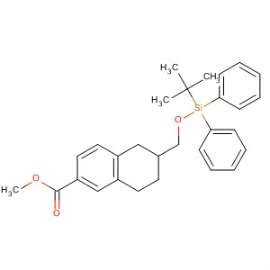259809-02-4  2-Naphthalenecarboxylic acid,6-[[[(1,1-dimethylethyl)diphenylsilyl]oxy]methyl]-5,6,7,8-tetrahydro-,methyl ester