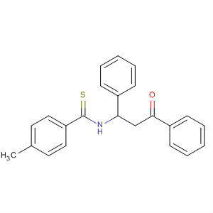 259824-12-9  Benzenecarbothioamide, 4-methyl-N-(3-oxo-1,3-diphenylpropyl)-