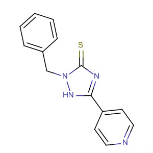 260056-89-1  3H-1,2,4-Triazole-3-thione, 1,2-dihydro-2-(phenylmethyl)-5-(4-pyridinyl)-