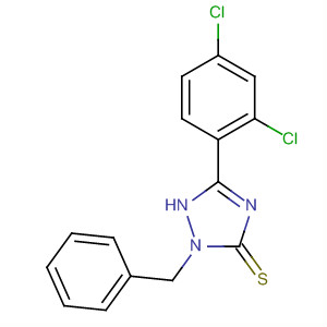 260057-02-1  3H-1,2,4-Triazole-3-thione,5-(2,4-dichlorophenyl)-1,2-dihydro-2-(phenylmethyl)-