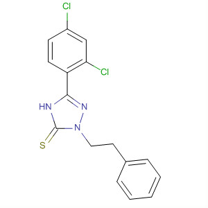 260057-20-3  3H-1,2,4-Triazole-3-thione,5-(2,4-dichlorophenyl)-1,2-dihydro-2-(2-phenylethyl)-