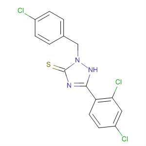 260057-21-4  3H-1,2,4-Triazole-3-thione,2-[(4-chlorophenyl)methyl]-5-(2,4-dichlorophenyl)-1,2-dihydro-