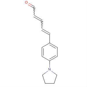 260980-94-7  2,4-Pentadienal, 5-[4-(1-pyrrolidinyl)phenyl]-