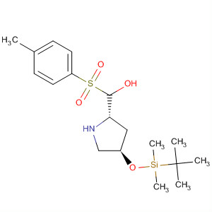 261157-02-2  2-Pyrrolidinemethanol,4-[[(1,1-dimethylethyl)dimethylsilyl]oxy]-1-[(4-methylphenyl)sulfonyl]-,(2S,4R)-