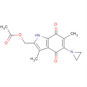 261163-53-5  1H-Indole-4,7-dione, 2-[(acetyloxy)methyl]-5-(1-aziridinyl)-3,6-dimethyl-