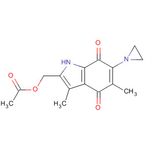 261163-55-7  1H-Indole-4,7-dione, 2-[(acetyloxy)methyl]-6-(1-aziridinyl)-3,5-dimethyl-