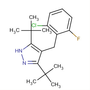 261349-35-3  1H-Pyrazole,4-[(2-chloro-6-fluorophenyl)methyl]-3,5-bis(1,1-dimethylethyl)-