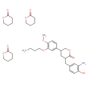 261358-21-8  2H-Pyran-2-one,3-[(3-amino-4-hydroxyphenyl)methyl]-5-(3-butoxy-4-methoxyphenyl)tetrahydro-, (5S)-
