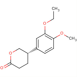 261358-68-3  2H-Pyran-2-one, 5-(3-ethoxy-4-methoxyphenyl)tetrahydro-, (5S)-