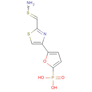 261365-27-9  Phosphonic acid, [5-[2-(aminothioxomethyl)-4-thiazolyl]-2-furanyl]-