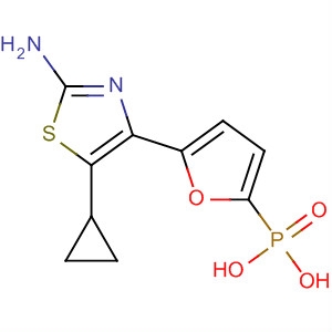 261365-68-8  Phosphonic acid, [5-(2-amino-5-cyclopropyl-4-thiazolyl)-2-furanyl]-