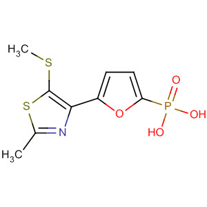 261366-00-1  Phosphonic acid, [5-[2-methyl-5-(methylthio)-4-thiazolyl]-2-furanyl]-