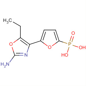 261366-75-0  Phosphonic acid, [5-(2-amino-5-ethyl-4-oxazolyl)-2-furanyl]-