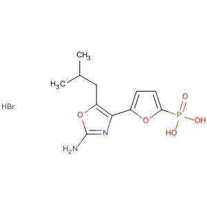 261366-78-3  Phosphonic acid, [5-[2-amino-5-(2-methylpropyl)-4-oxazolyl]-2-furanyl]-,monohydrobromide