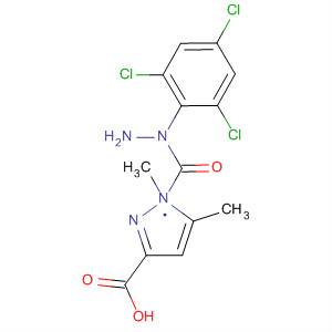 261633-22-1  1H-Pyrazole-3-carboxylic acid, 1,5-dimethyl-,2-(2,4,6-trichlorophenyl)hydrazide