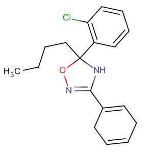261704-63-6  1,2,4-Oxadiazole, 5-butyl-5-(2-chlorophenyl)-2,5-dihydro-3-phenyl-