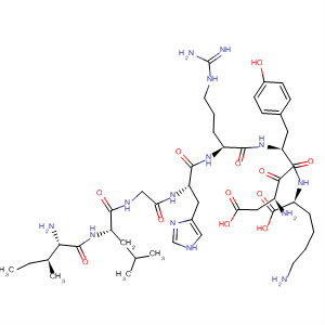 261772-89-8  L-Lysine,L-isoleucyl-L-leucylglycyl-L-histidyl-L-arginyl-L-a-aspartyl-L-tyrosyl-