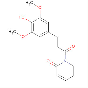 261914-52-7  2(1H)-Pyridinone,5,6-dihydro-1-[(2E)-3-(4-hydroxy-3,5-dimethoxyphenyl)-1-oxo-2-propenyl]-