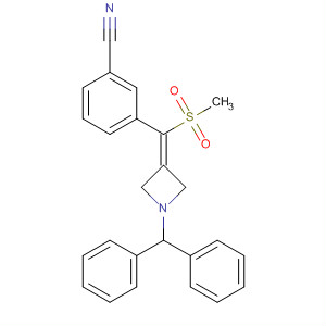 261922-36-5  Benzonitrile,3-[[1-(diphenylmethyl)-3-azetidinylidene](methylsulfonyl)methyl]-