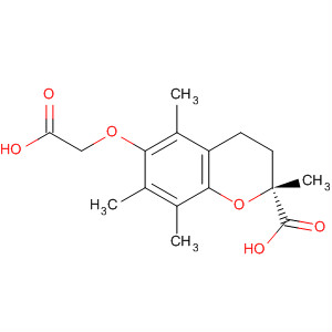 261929-64-0  2H-1-Benzopyran-2-carboxylic acid,6-(carboxymethoxy)-3,4-dihydro-2,5,7,8-tetramethyl-, (2R)- 261929-64-0  2H-1-Benzopyran-2-carboxylic acid,6-(carboxymethoxy)-3,4-dihydro-2,5,7,8-tetramethyl-, (2R)-
