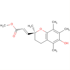 261929-92-4  2-Propenoic acid,3-[(2S)-3,4-dihydro-6-hydroxy-2,5,7,8-tetramethyl-2H-1-benzopyran-2-yl]-, methyl ester