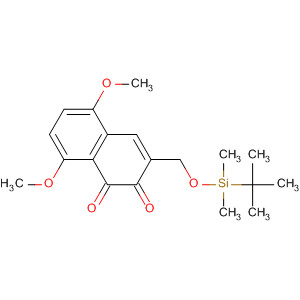 261955-74-2  1,2-Naphthalenedione,3-[[[(1,1-dimethylethyl)dimethylsilyl]oxy]methyl]-5,8-dimethoxy-