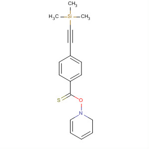 262267-34-5  Benzenecarbothioic acid, 4-[(trimethylsilyl)ethynyl]-, S-2-pyridinyl ester