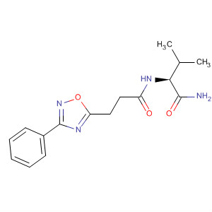 262615-93-0  1,2,4-Oxadiazole-5-propanamide,N-[(1S)-1-(aminocarbonyl)-2-methylpropyl]-3-phenyl-