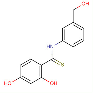 263009-55-8  Benzenecarbothioamide, 2,4-dihydroxy-N-[3-(hydroxymethyl)phenyl]-