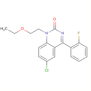 26313-51-9  2(1H)-Quinazolinone, 6-chloro-1-(2-ethoxyethyl)-4-(2-fluorophenyl)-