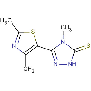 263157-05-7  3H-1,2,4-Triazole-3-thione,5-(2,4-dimethyl-5-thiazolyl)-2,4-dihydro-4-methyl-