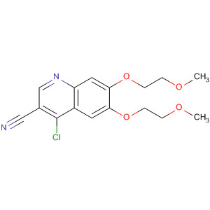 263171-59-1  3-Quinolinecarbonitrile, 4-chloro-6,7-bis(2-methoxyethoxy)-