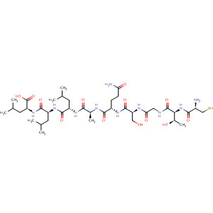 263269-34-7  L-Leucine,L-cysteinyl-L-threonylglycyl-L-seryl-L-glutaminyl-L-alanyl-L-leucyl-L-leucyl-