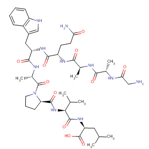 263270-01-5  L-Leucine,glycyl-L-alanyl-L-alanyl-L-glutaminyl-L-tryptophyl-L-alanyl-L-prolyl-L-valyl-