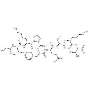 263270-37-7  L-Threonine,glycyl-L-valyl-L-lysyl-L-prolyl-L-phenylalanyl-L-glutaminyl-L-cysteinyl-L-lysyl-
