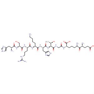 263270-51-5  L-Lysine,L-histidyl-L-seryl-L-arginyl-L-lysyl-L-histidyl-L-threonylglycyl-L-a-glutamyl-