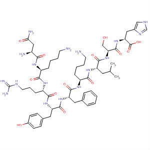 263271-04-1  L-Histidine,L-asparaginyl-L-lysyl-L-arginyl-L-tyrosyl-L-phenylalanyl-L-lysyl-L-leucyl-L-seryl-